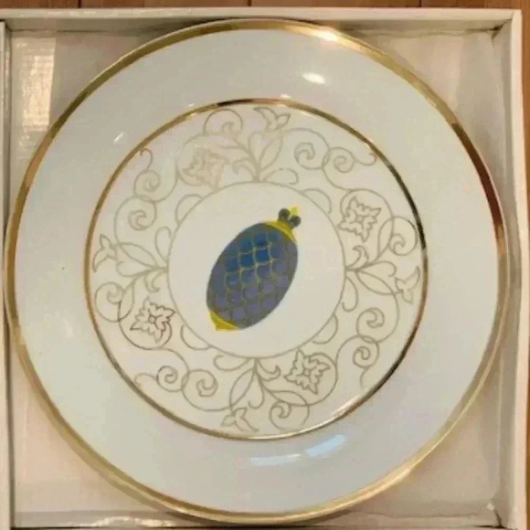 Formalities Imperial Egg Cake Plate & Server NWT - Picture 8 of 12